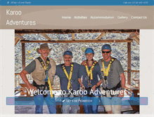 Tablet Screenshot of karooadventures.co.za